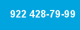 922 428-79-99